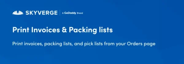 WooCommerce Print Invoices and Packing Lists - WooCommerce Marketplace