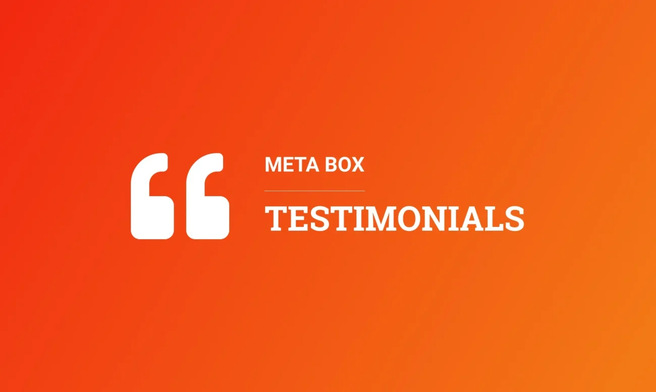 MB Testimonials - Meta Box