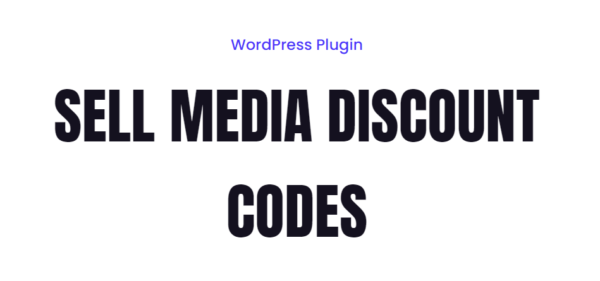 Sell Media Discount Codes WordPress Plugin | Graph Paper Press