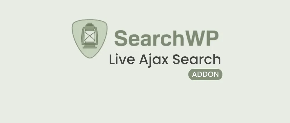 Live Ajax Search - SearchWP