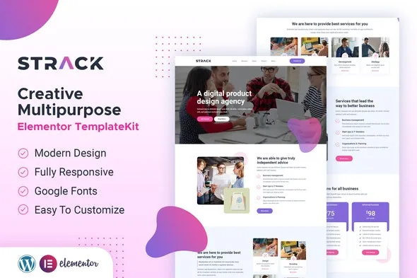 STRACK Multipurpose Business Elementor Template Kit