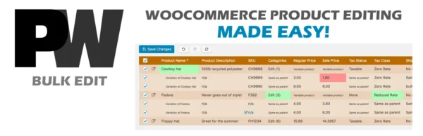 PW WooCommerce Bulk Edit Pro