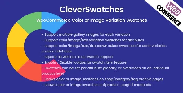 CleverSwatches - WooCommerce Color or Image Variation Swatches
