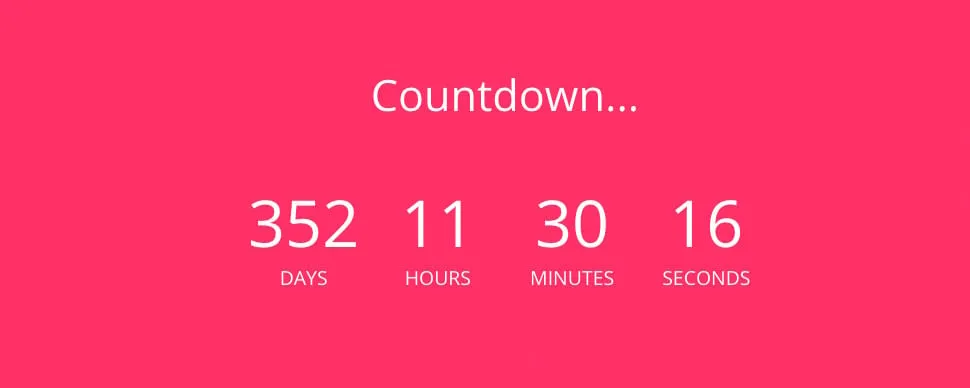 Countdown - Themify Builder Addon