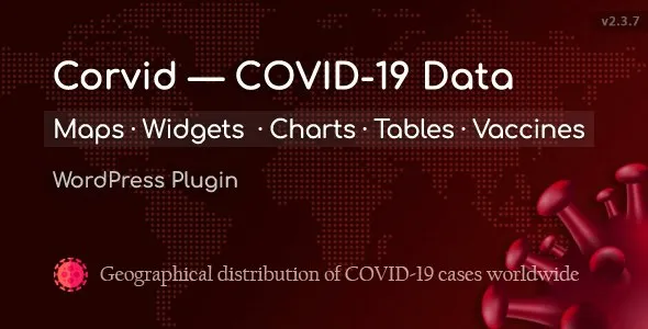 Corvid - Covid-19 data Maps & Widgets for WordPress | WordPress