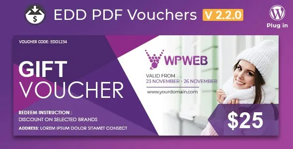 Easy Digital Downloads - PDF Vouchers