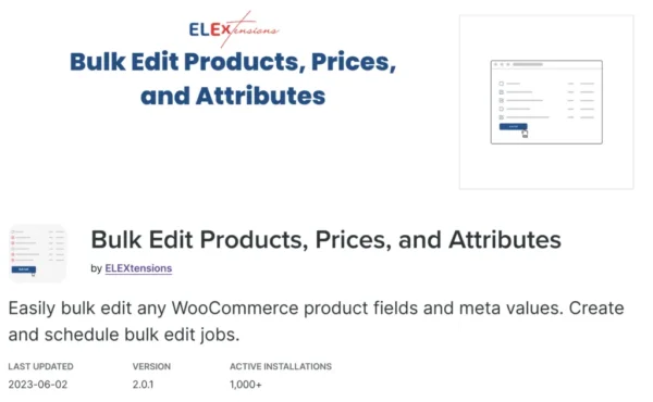 Bulk Edit Products, Prices, and Attributes