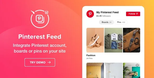 Pinterest Feed - WordPress Pinterest plugin