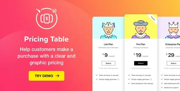 Pricing Table — WordPress Pricing Table Plugin by Elfsight