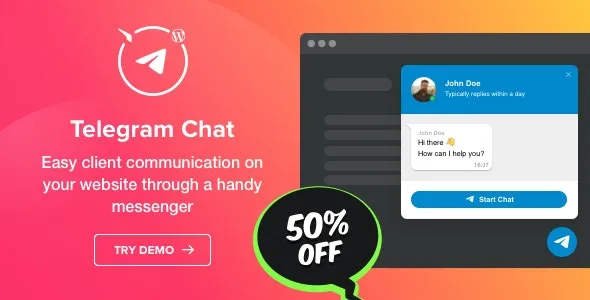 Telegram Chat for WordPress by Elfsight