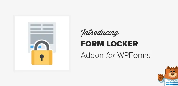 Form Locker addon - WPForms