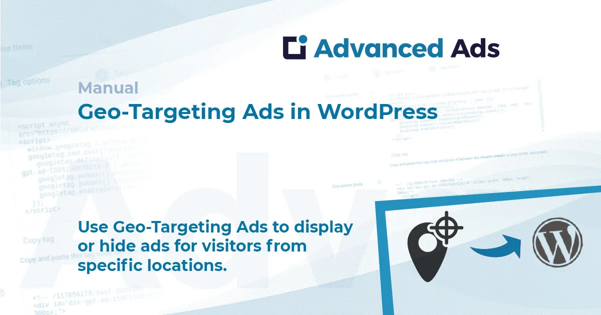 Geo-Targeting Ads WordPress Plugin - Advanced Ads