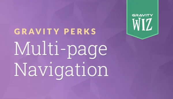 Multi-Page Navigation - Gravity Forms