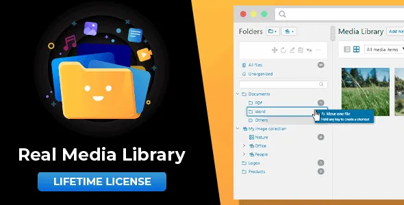 Real Media Library: Media Library Folder & File Manager for Media Management in WordPress