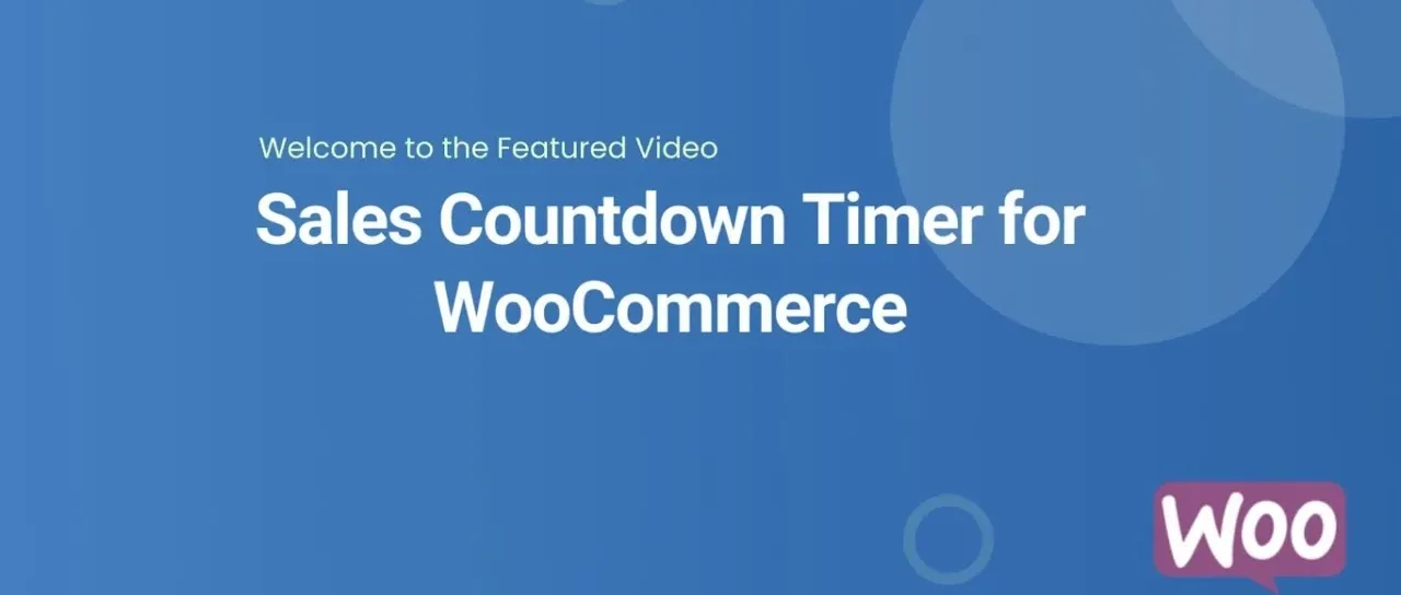 WooCommerce Sales Countdown Timer & Discount Plugin