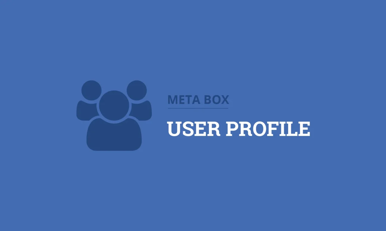 MB User Profile - Meta Box