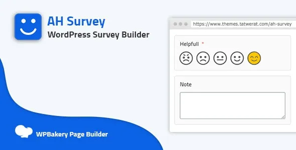 AH Survey - WordPress Survey Builder With Multiple Questions Types
