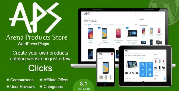 Arena Products Store - WordPress Plugin
