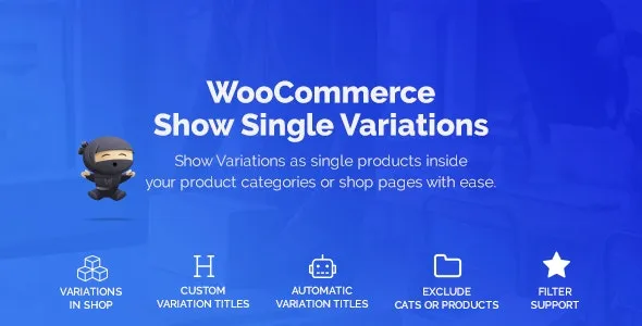 WooCommerce Show Single Variations: Products by Attributes