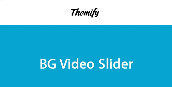 BG Video Slider - Themify