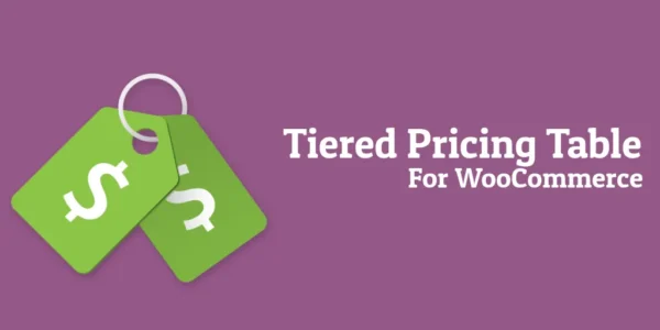 Tiered Pricing Table for WooCommerce