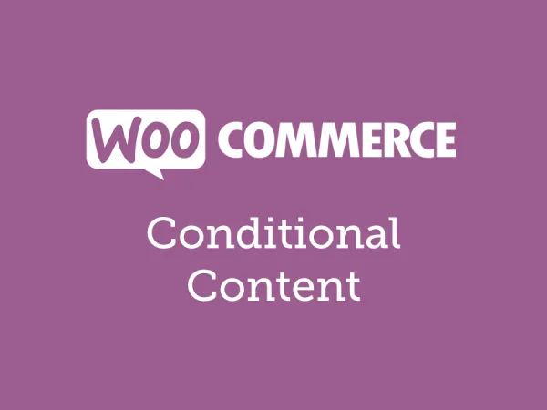 WooCommerce Conditional Content - WooCommerce Marketplace