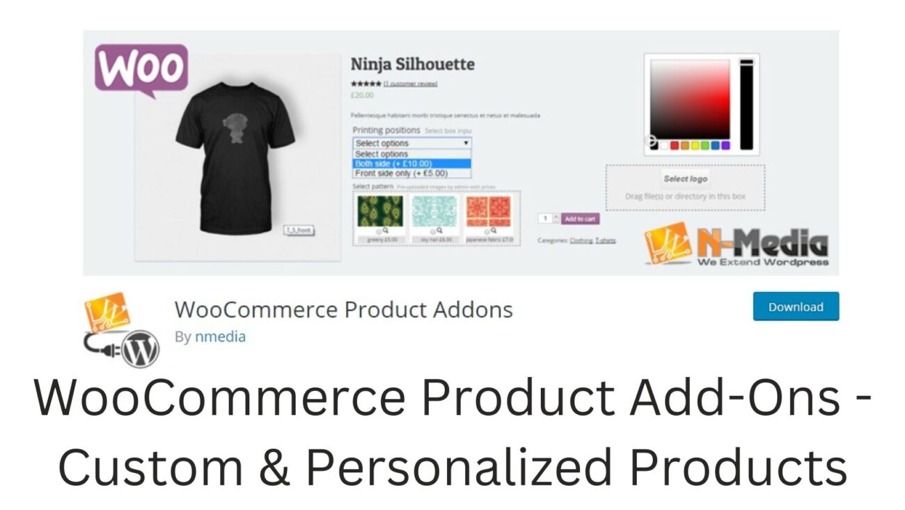 WooCommerce Product Add-Ons - Custom & Personalized Products