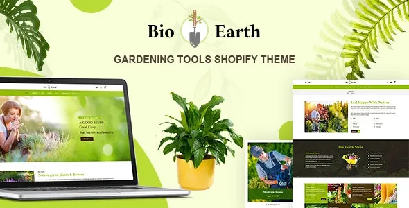 BioEarth - Garden Plants & Tools Shopify Theme