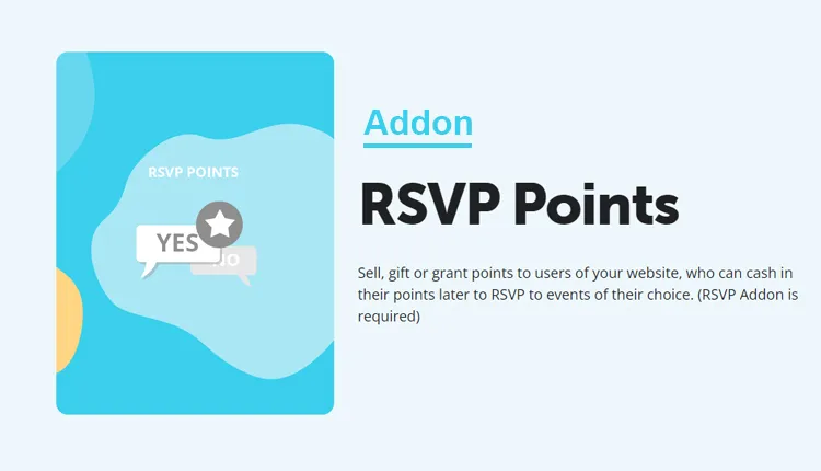 RSVP Points Add-on - EventON