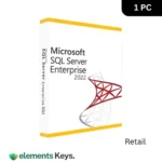 Microsoft SQL Server 2022 Enterprise Edition Retail Key 1 PC