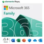 Office 365 Family 5 PC/Mac 6TB Cloud Storage 12 Month Bind key 6 User Account