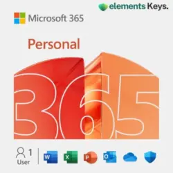 Office 365 Personal 5 PC/Mac 1TB Cloud Storage (12-Month) Bind License key 1 User Account