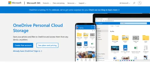 OneDrive 1TB Cloud Storage
