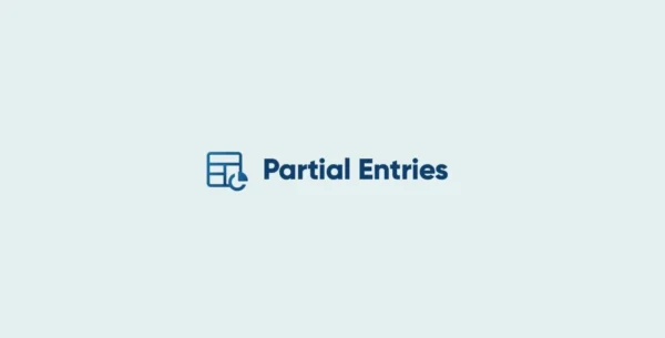 Partial Entries Addon - Gravity Forms