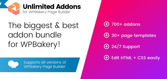 Unlimited Addon for WPBaker Page Builder - Visual Composer