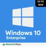 Windows 10 Enterprise MAK Key 20 PC – Lifetime Validity