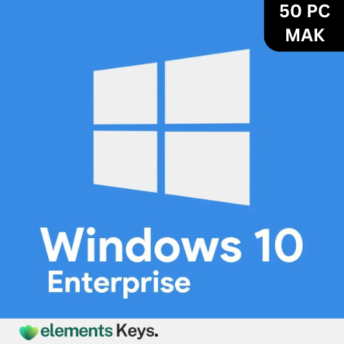 Windows 10 Enterprise MAK Key 50 PC - Lifetime Validity