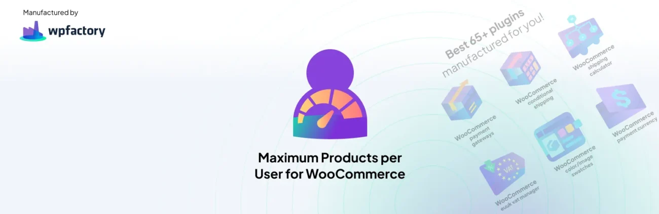 Maximum Products per User for WooCommerce Plugin - WPFactory