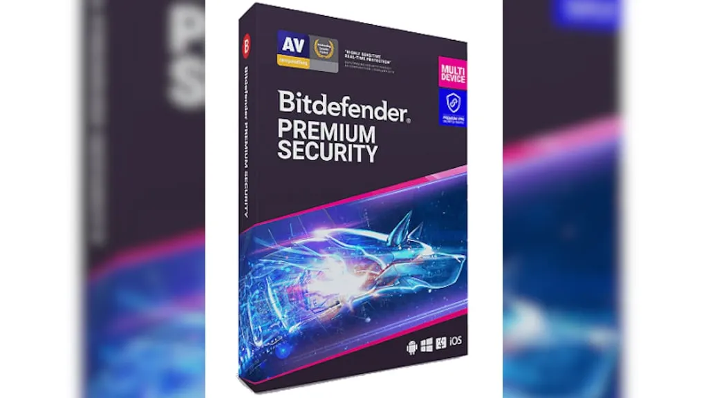 Bitdefender Premium Security 1 Device - (with Unlimited VPN and Premium Support) 1PC 1 Year Susbcription