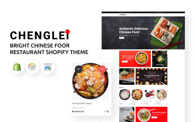 Chenglei - Bright Chinese Foor Restaurant Shopify Theme