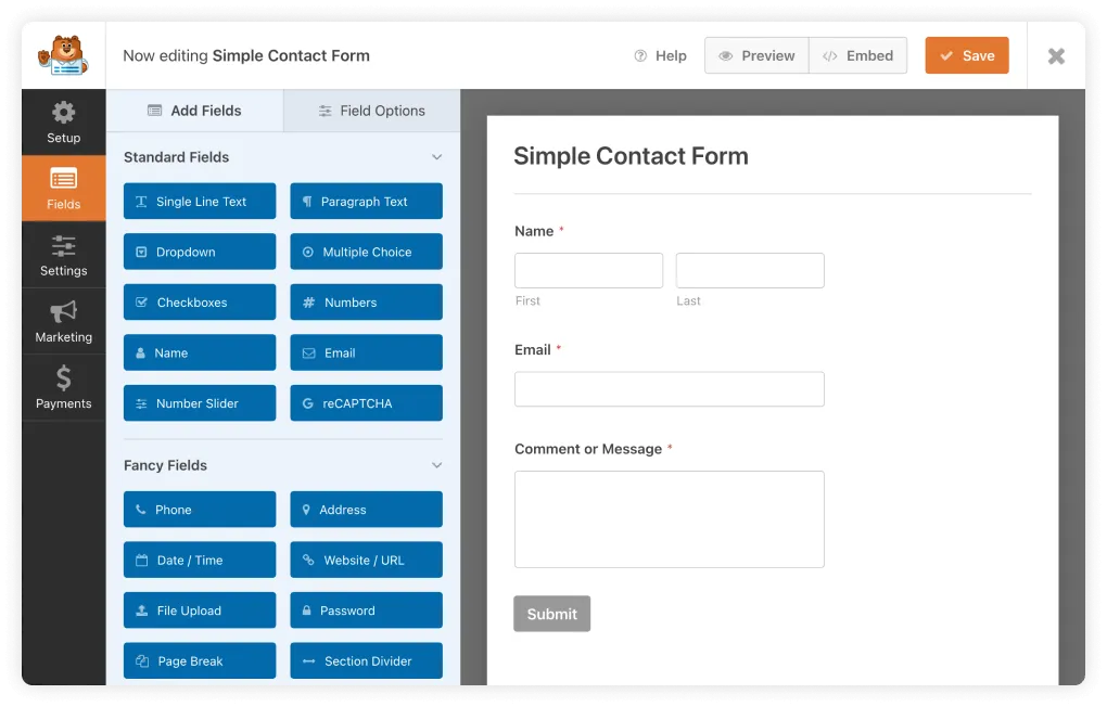 WPForms Plugin