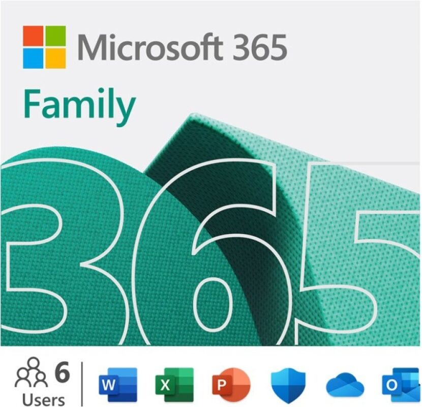 Office 365 Family 5 PC/Mac 6TB 1 Year Bind 6 User Account