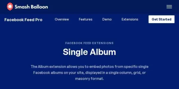 Custom Facebook Feed Pro Album Extension - Smash Balloon