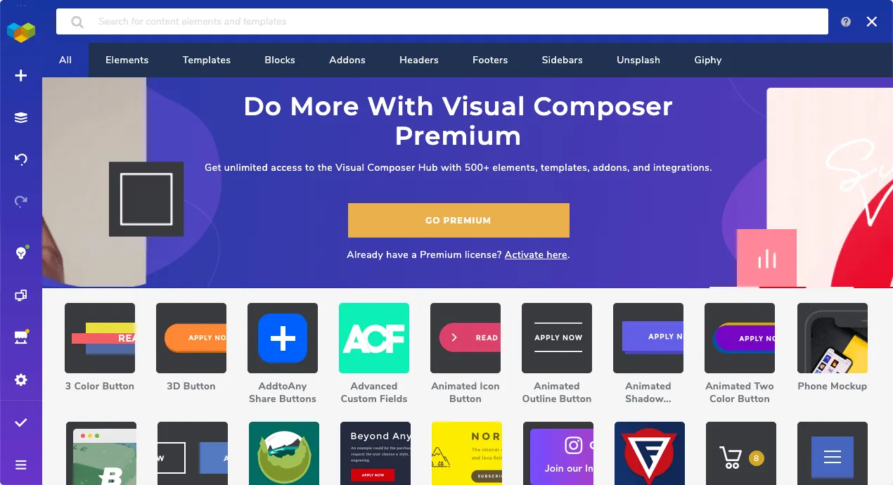 Visual Composer Premium: Free WordPress Website Builder | Create a Website