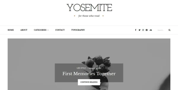 Yosemite - WordPress Blog Theme - GretaThemes