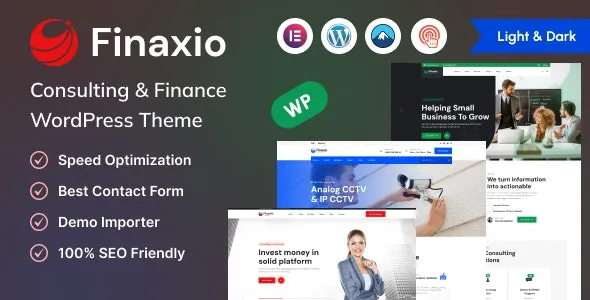 Finaxio - Consulting & Finance WordPress Theme