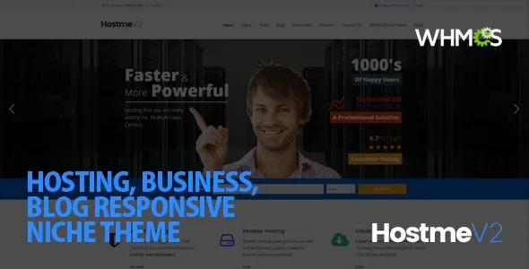 Hostme v2 - Responsive WordPress Theme
