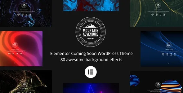 Mountain - Elementor Coming Soon WordPress Theme