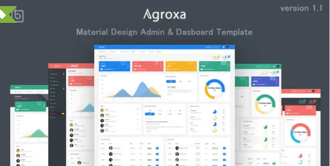 Agroxa - Material Design Admin & Dashboard Template