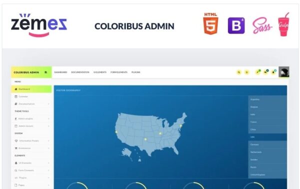 Coloribus Admin – Multifunctional Dashboard Clean Admin Template